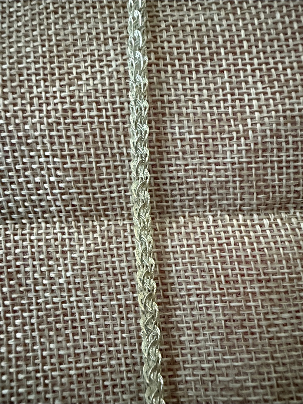 Delicate Silver-Tone Chain Bracelet with Small Bead Accent - Picture 2 of 2
